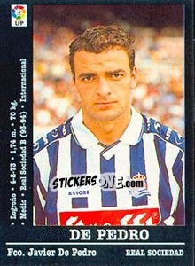 Sticker De Pedro - Liga Spagnola 2000-2001 n. 217 - Panini