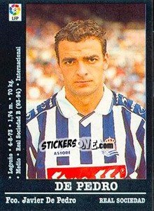 Figurina De Pedro - Liga Spagnola 2000-2001 - Panini