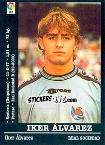 Sticker Iker Alvarez - Liga Spagnola 2000-2001 n. 221 - Panini