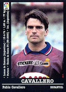 Sticker Cavallero - Liga Spagnola 2000-2001 n. 223 - Panini
