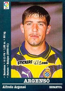 Figurina Argenso - Liga Spagnola 2000-2001 - Panini