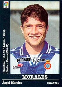 Sticker Morales - Liga Spagnola 2000-2001 n. 229a - Panini