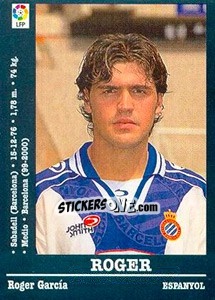 Sticker Roger - Liga Spagnola 2000-2001 n. 232 - Panini