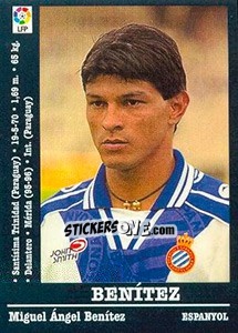 Figurina Benitez - Liga Spagnola 2000-2001 - Panini