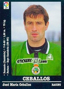 Sticker Ceballos - Liga Spagnola 2000-2001 n. 240 - Panini
