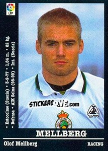 Sticker Mellberg - Liga Spagnola 2000-2001 n. 242 - Panini