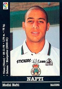 Sticker Nafti - Liga Spagnola 2000-2001 n. 243a - Panini