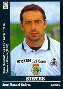 Figurina Sietes - Liga Spagnola 2000-2001 - Panini