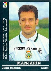 Sticker Manjarín - Liga Spagnola 2000-2001 n. 250 - Panini
