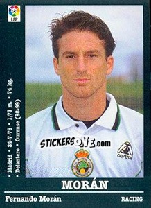 Sticker Moran - Liga Spagnola 2000-2001 - Panini