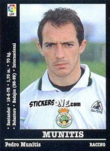 Sticker Munitis - Liga Spagnola 2000-2001 n. 254 - Panini