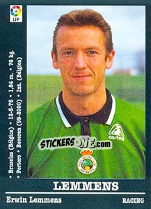 Cromo Lemmens - Liga Spagnola 2000-2001 - Panini