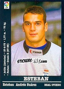 Figurina Esteban - Liga Spagnola 2000-2001 - Panini