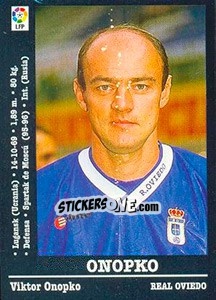 Sticker Onopko - Liga Spagnola 2000-2001 - Panini