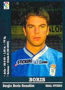 Sticker Boris - Liga Spagnola 2000-2001 - Panini