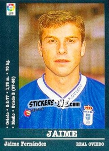 Sticker Jaime - Liga Spagnola 2000-2001 n. 266 - Panini