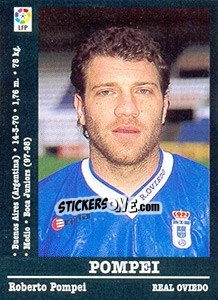 Sticker Pompei - Liga Spagnola 2000-2001 - Panini