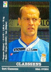 Sticker Claessens - Liga Spagnola 2000-2001 - Panini