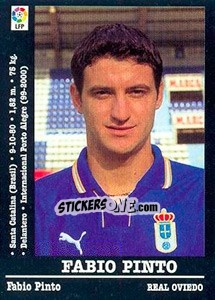 Sticker Fabio Pinto - Liga Spagnola 2000-2001 n. 269a - Panini