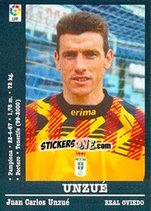 Figurina Unzué - Liga Spagnola 2000-2001 - Panini