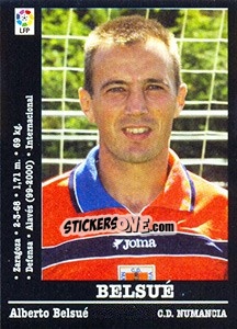 Cromo Belsué - Liga Spagnola 2000-2001 - Panini