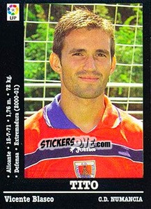 Sticker Tito - Liga Spagnola 2000-2001 n. 275a - Panini