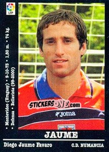 Sticker Jaume - Liga Spagnola 2000-2001 n. 276 - Panini