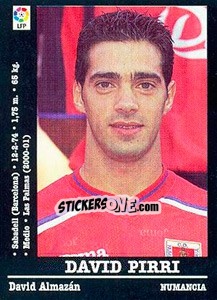 Figurina David Pirri - Liga Spagnola 2000-2001 - Panini