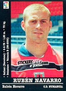 Cromo Ruben Navarro - Liga Spagnola 2000-2001 n. 286 - Panini