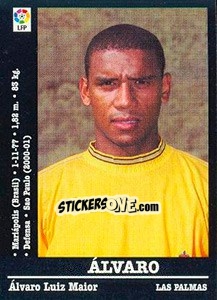 Sticker Alvaro - Liga Spagnola 2000-2001 n. 294a - Panini