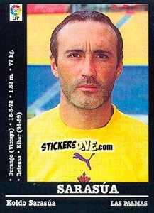 Sticker Sarasúa - Liga Spagnola 2000-2001 n. 295a - Panini