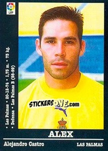 Cromo Alex - Liga Spagnola 2000-2001 - Panini