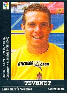 Figurina Tevenet - Liga Spagnola 2000-2001 - Panini