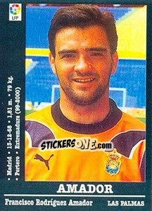 Sticker Amador - Liga Spagnola 2000-2001 - Panini