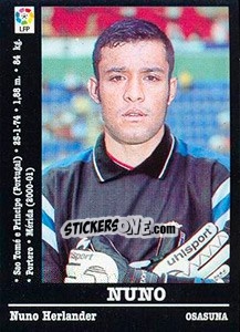 Cromo Nuno - Liga Spagnola 2000-2001 - Panini