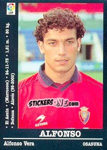 Cromo Alfonso - Liga Spagnola 2000-2001 - Panini