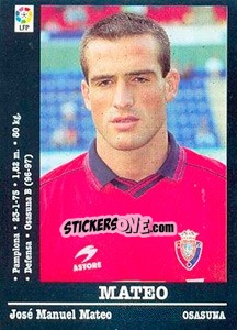Cromo Mateo - Liga Spagnola 2000-2001 - Panini