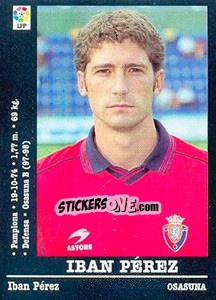 Cromo Iban Pérez - Liga Spagnola 2000-2001 - Panini
