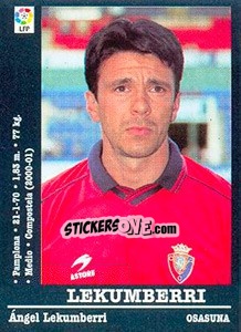 Sticker Lekumberri - Liga Spagnola 2000-2001 - Panini