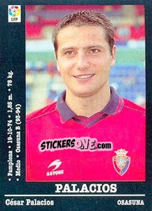 Sticker Palacios - Liga Spagnola 2000-2001 n. 316 - Panini
