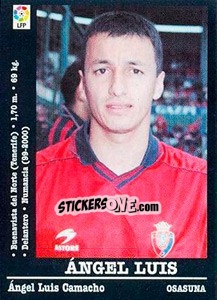Sticker Angel Luis - Liga Spagnola 2000-2001 - Panini