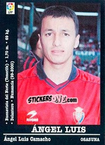 Sticker Angel Luis - Liga Spagnola 2000-2001 n. 319 - Panini