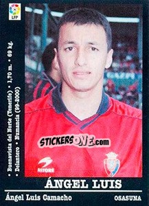 Figurina Angel Luis - Liga Spagnola 2000-2001 - Panini