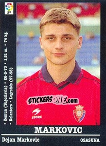 Cromo Markovic - Liga Spagnola 2000-2001 - Panini