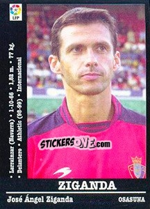 Sticker Ziganda - Liga Spagnola 2000-2001 n. 322a - Panini