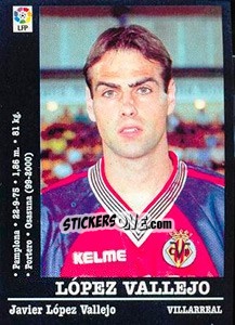 Sticker López Vallejo - Liga Spagnola 2000-2001 n. 325 - Panini