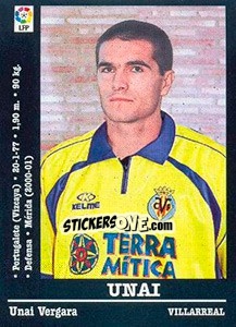 Sticker Unai - Liga Spagnola 2000-2001 - Panini