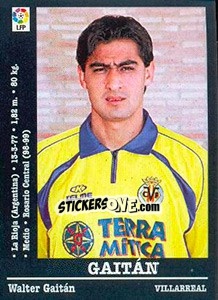 Sticker Gaitán - Liga Spagnola 2000-2001 n. 336 - Panini
