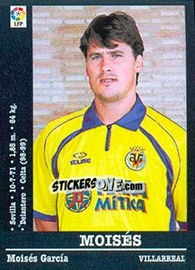 Figurina Moisés - Liga Spagnola 2000-2001 n. 338 - Panini