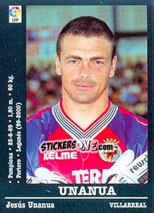Sticker Unanua - Liga Spagnola 2000-2001 n. 340 - Panini